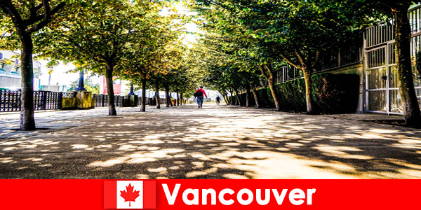 Градските пътеводители на Канада Ванкувър придружават чуждестранни туристи до местните кътчета