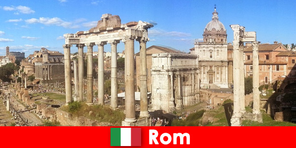 Автобусни обиколки за европейски гости до древните разкопки и руините в Рим Италия