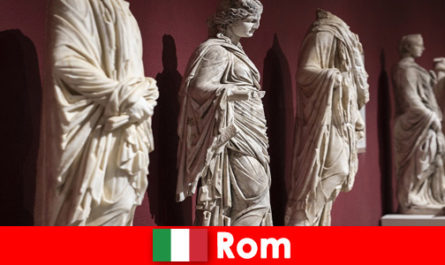 Зимното пътуване до Рим Италия е най-доброто време за посетители на музея