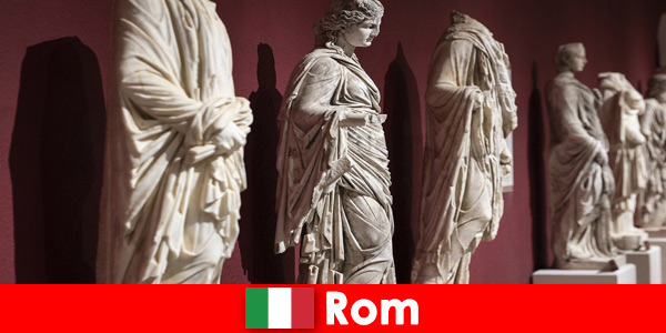 Зимното пътуване до Рим Италия е най-доброто време за посетители на музея