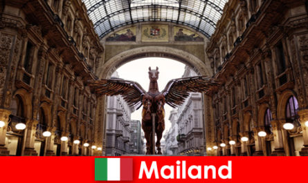 Модна столица Милано Италия за чужденци от цял ​​свят едно изживяване