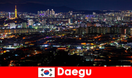 Тегу в Южна Корея, технологичният мегаполис като учебно пътуване за пътуващи студенти