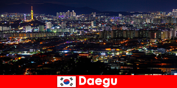 Тегу в Южна Корея, технологичният мегаполис като учебно пътуване за пътуващи студенти