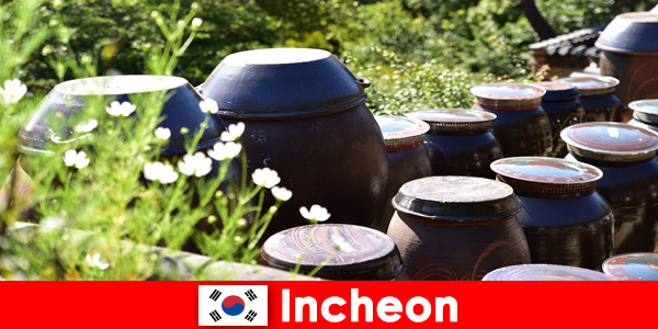 Наблюдавайте планински езера и разнообразие от растения в Инчеон Южна Корея